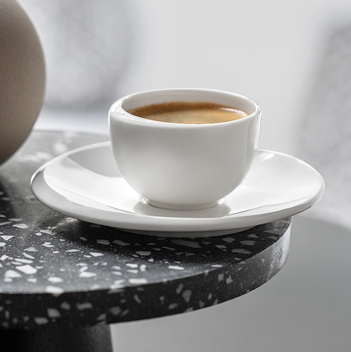 新月 咖啡杯碟