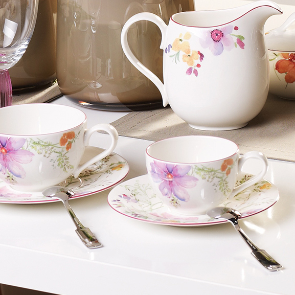 紫色迷情 咖啡杯碟