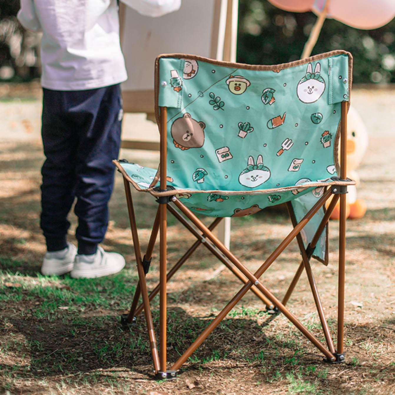 Line Friends 森系便携折叠椅子