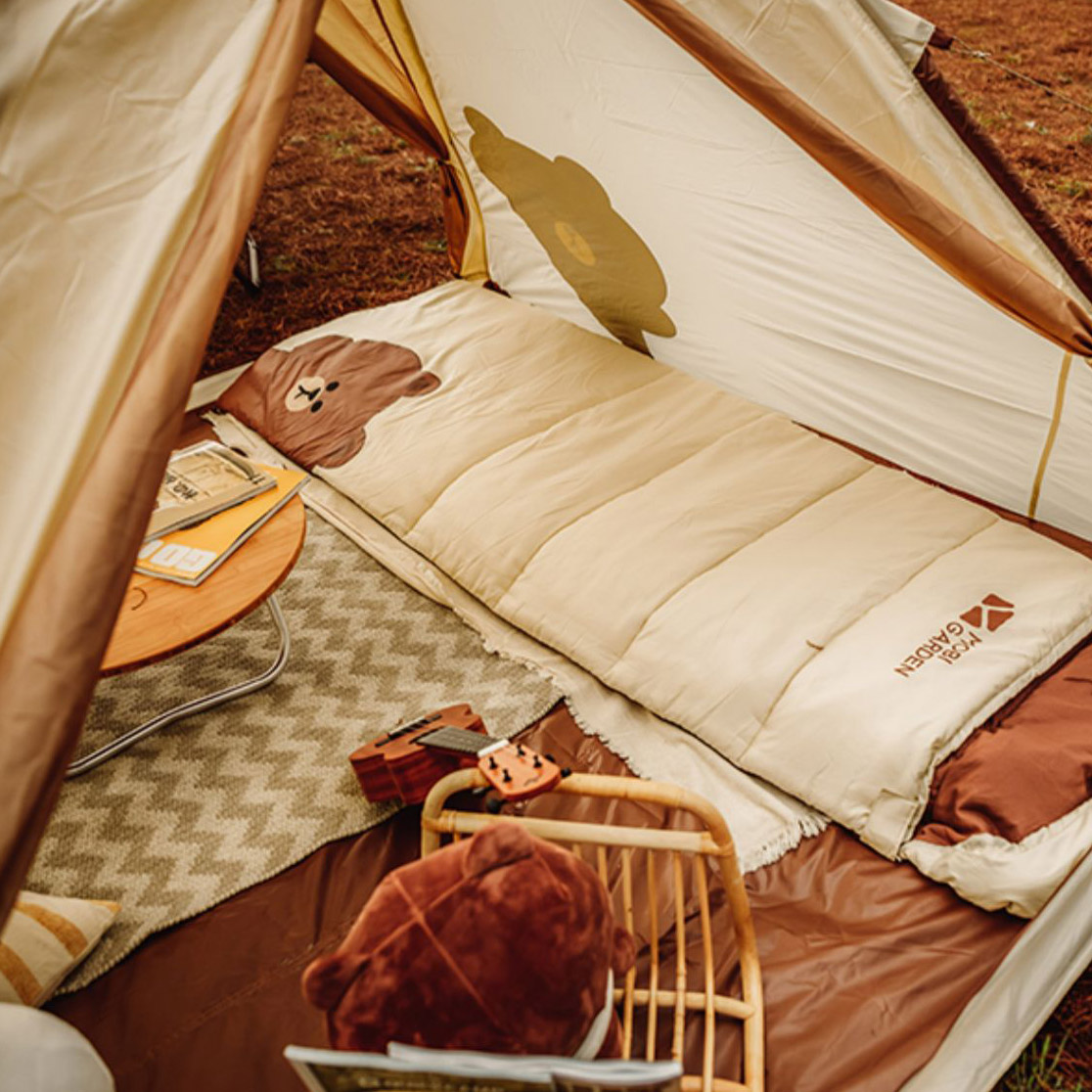 Line Friends 联名帐篷 加厚防风防雨